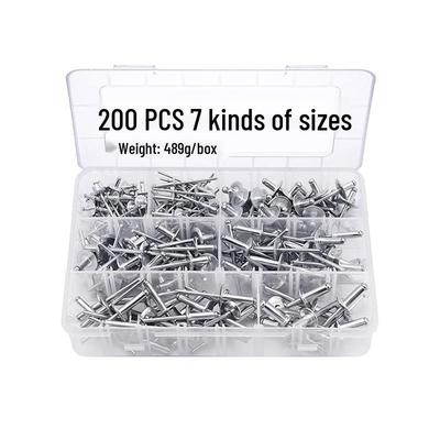 200-Piece Pop Rivet Set for Construction & Metalworking.