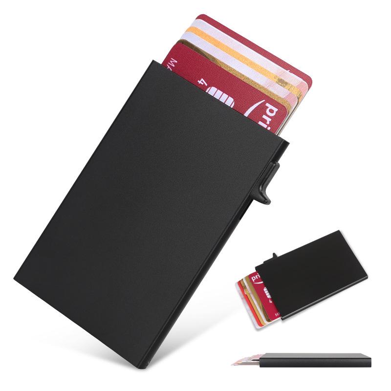 Herren Aluminium RFID Diebstahlschutz Kartenhalter & Dokumentenaufbewahrung