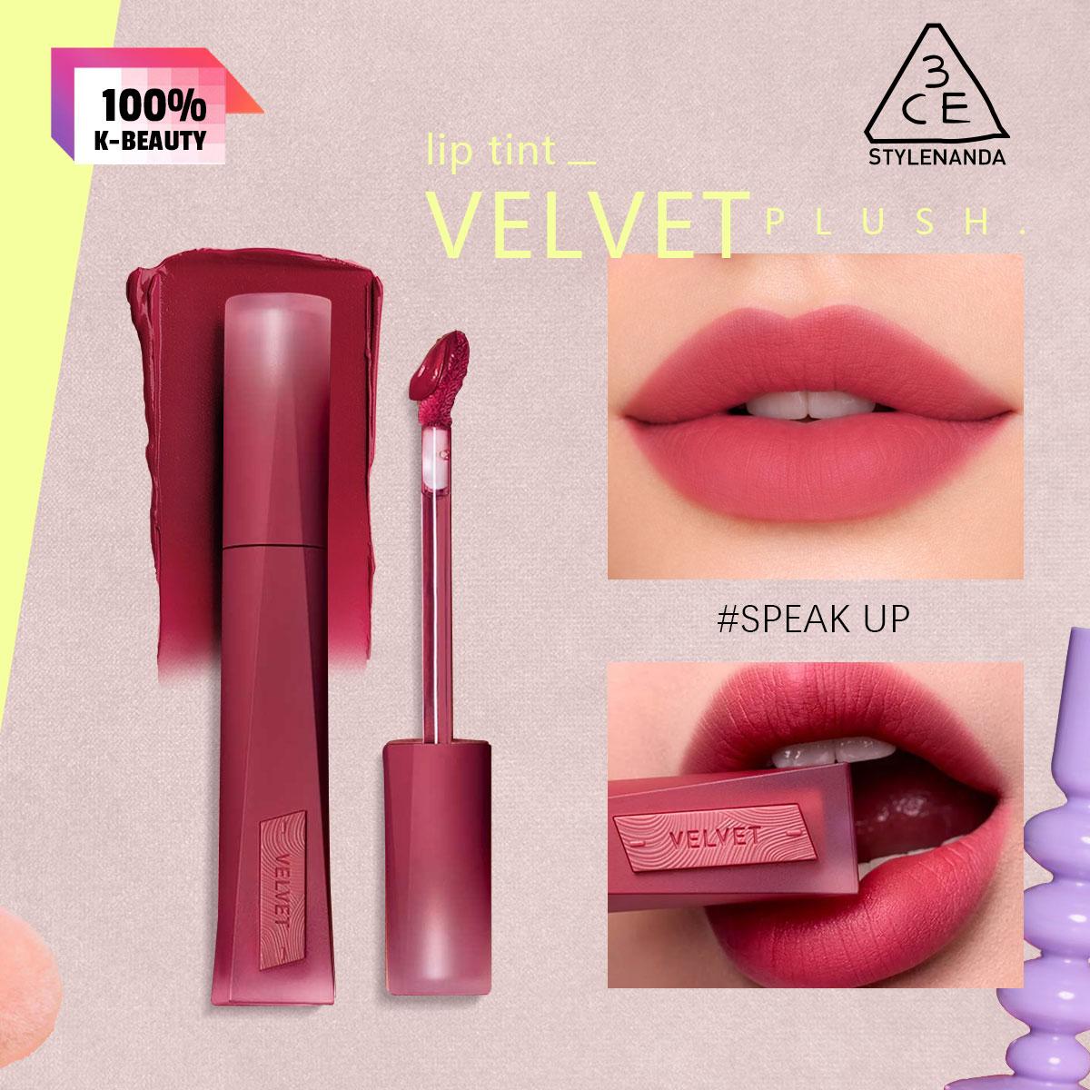 3CE VELVET LIP TINT PLUSH 4g/ 0.14oz