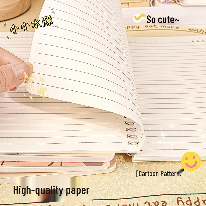 60-Page Cute Capybara A5 Lined Notebook: Thickened, High-Quality Diary
