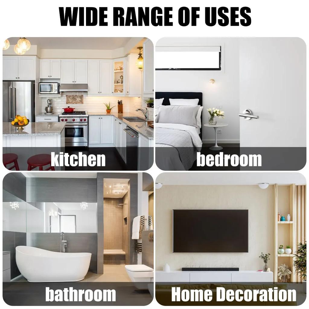 Key Holder with 4 Hooks for Decoration Wall-mounted Keys Stand Punching Installation Key Hanger Hook Keep Neat Iron Key Holder