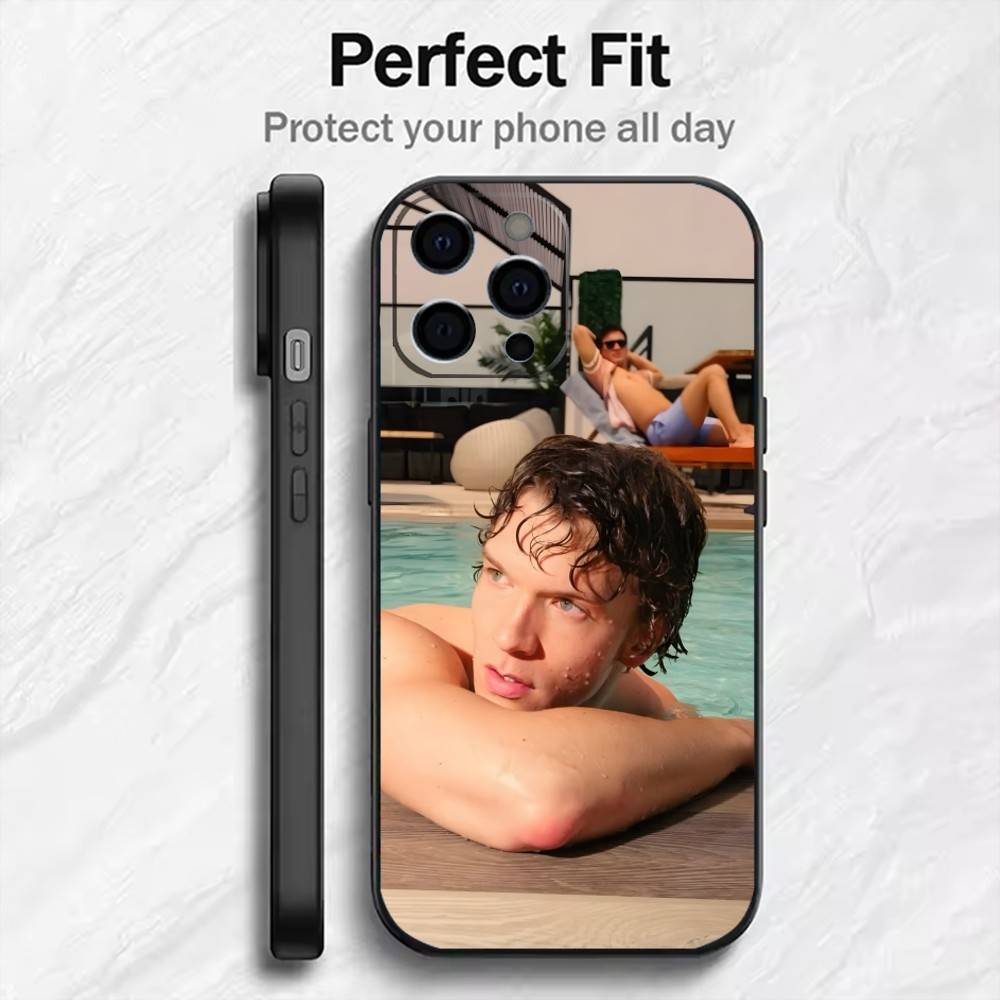 

Daily C-Connor S-Storrie Phone Case For iPhone17,16,15,14,13,12 Plus,Max Soft Silicone Black Cover iPhone12