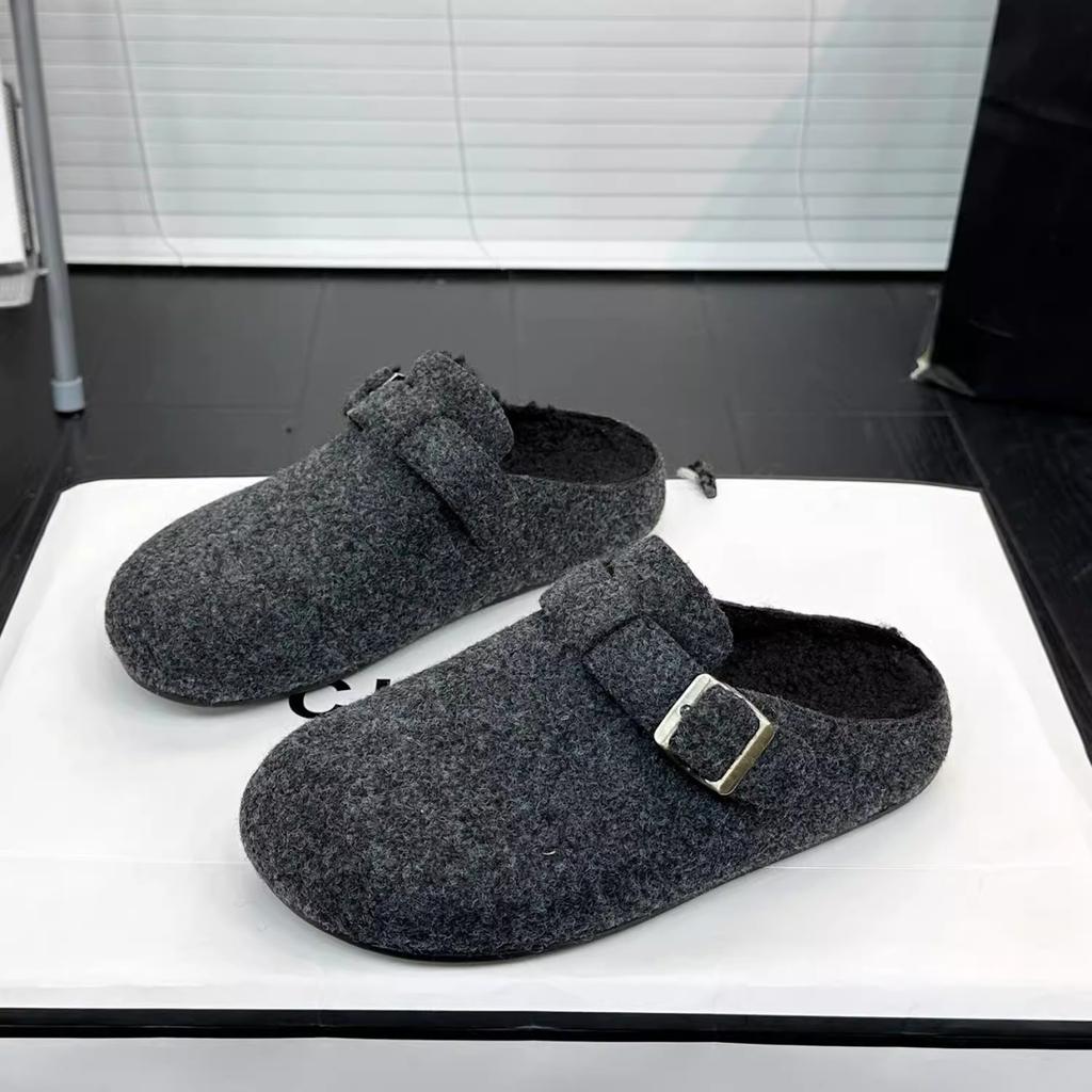 Fashion Women Flats Platform Slippers Fashion Mules Shoes Trend New Winter 2025 Slingback Shoes Casaul Flip Flops Woman Slides Zapatos