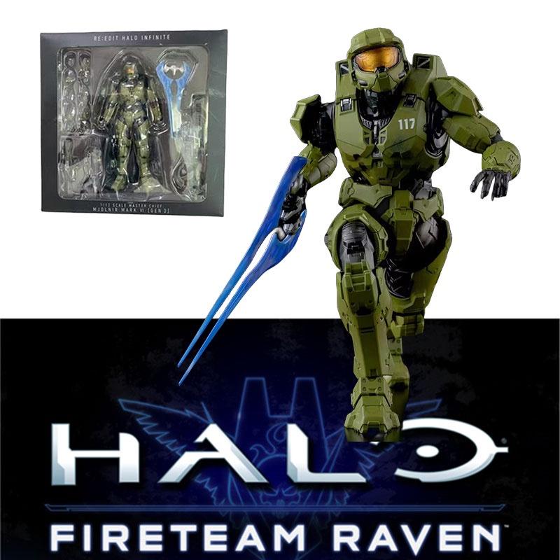 Halo 5 Guardians Master Chief Action Figure Toy Poseable Model 18cm Height