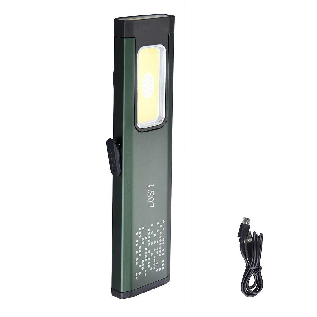 Rechargeable Multi Function LED Small Flashlight with Magnetic & Clip Portable Flat Mini Flashlight for Everyday Carry Travel