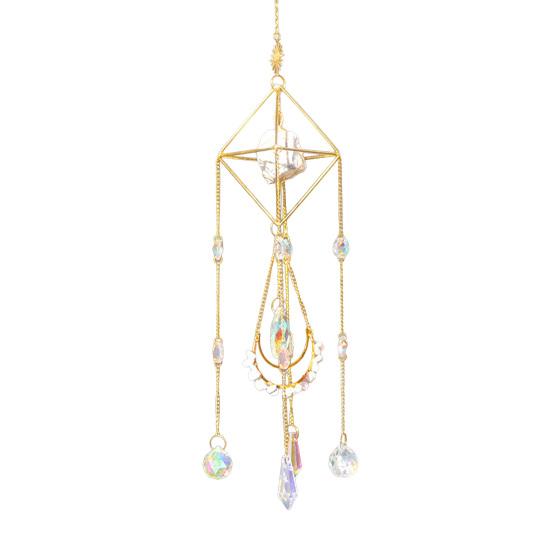 Faux Crystal Suncatcher for Stone Rainbow Window Natural Maker 55cm H
