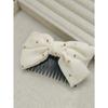 1 Pcs Ladies' fairy Style Polka Dot Bow Hair Accessories Bangs And A Hair Comb Suitable For Daily Use As A Gift