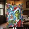 Christmas Gift Comedy Movie How the Grinch Stole Christmas blanket home warming, four season bed decoration sofa cover flannel throwing blanket K14