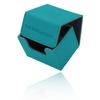 THE GORILLA CASE Deck Case/Trading Card Case, PU Leather, Magnetic Closure, Horizontal Loading (Turquoise Blue)