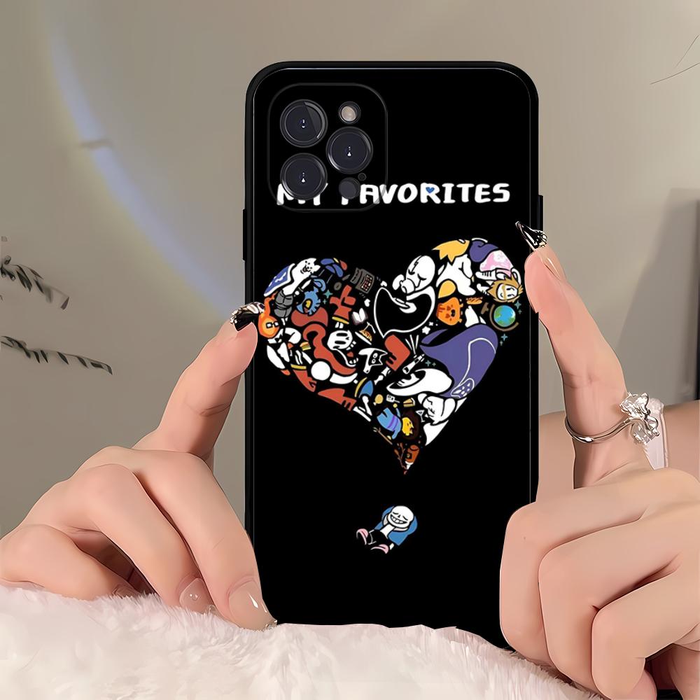 U-Undertale Phone Case For iPhone 16 15 14 11 12 13 Mini Pro XS Max Cover 6 7 8 Plus X Funda Shell