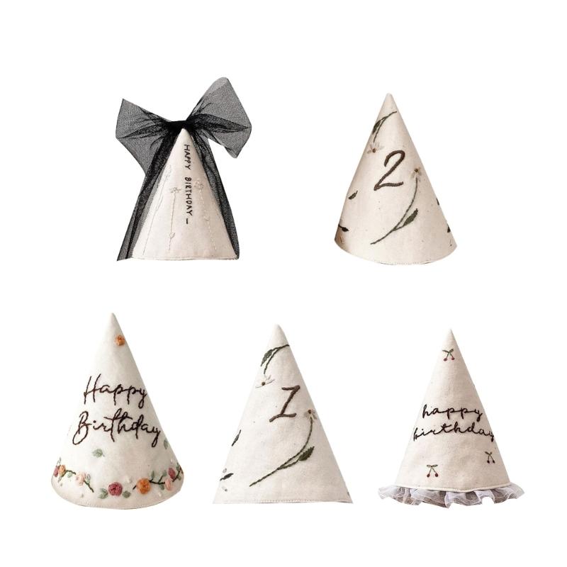 Lovely Baby's 1st Birthday Party Hat Breathable & Comfortable Party Hats for Toddlers Children's Day Party Headdress Hat