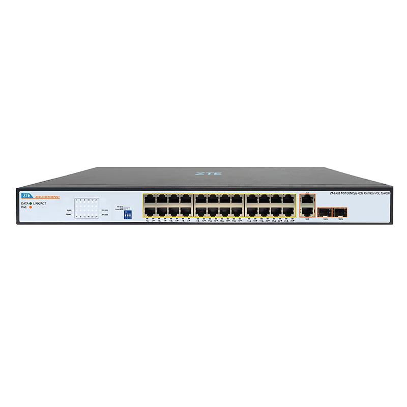 

ZTE 24-Port 100M PoE Switch