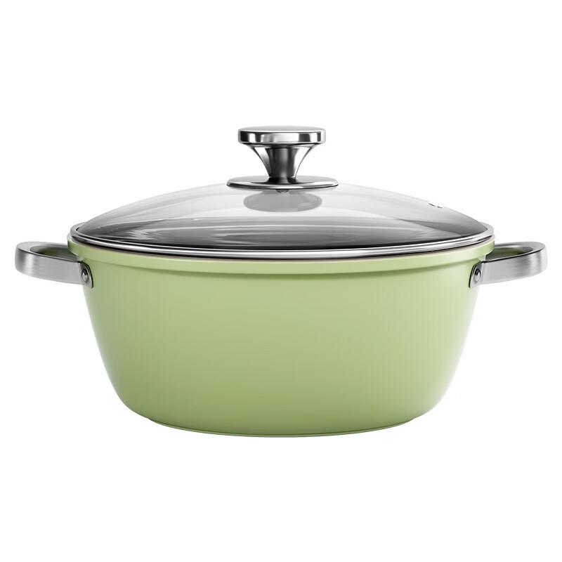 Zhishi Avocado Green Ceramic Soup Pot