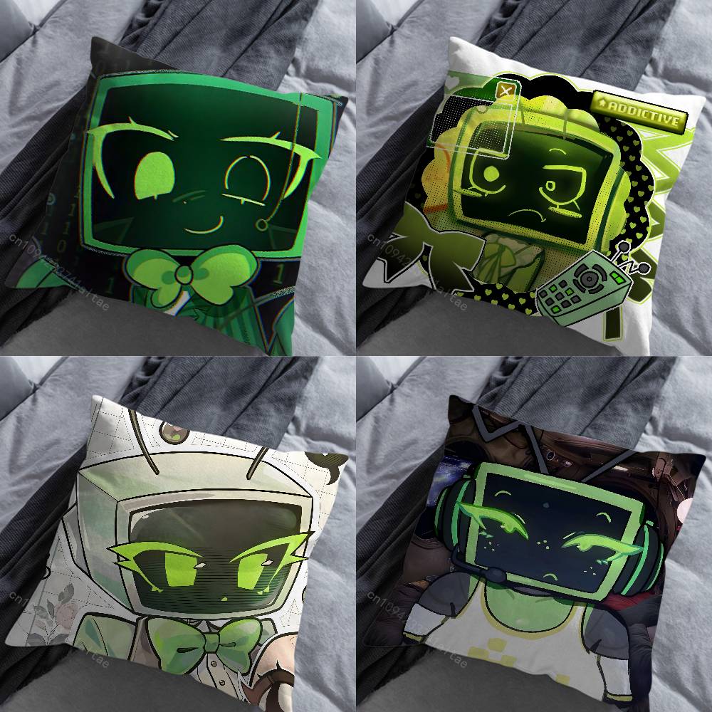Fine Glasses Unisex Vee D-Dandys Game World Tv Pillow Case For 30X30cm,45X45cm,55X55cm, For Home Bedroom Decoration And Protector