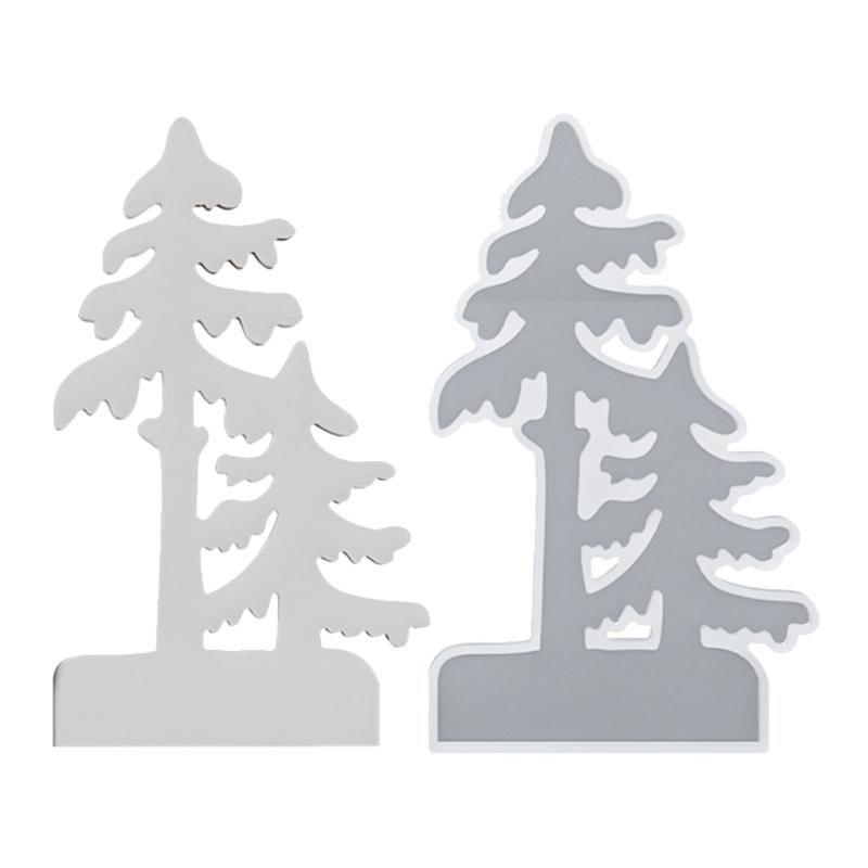 Reindeer Ornament Silicone Crafting Mold Flexible Capacity Christmas Tree Decoration Candle Holder Making Tool