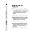 Recode White Kohl Kajal Pencil All That She Wants Eye Pencil With Long Lasting, Waterproof & Smudgeproof, Travel-Friendly & Easy To Carry, 1.2gm