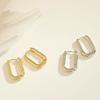 Trendy U-shaped Stainless Steel Ear Cuff - Women's Versatile, Simple & Fashionable Design