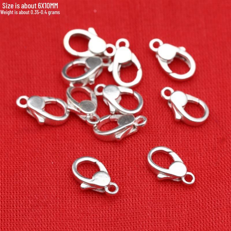 Sterling Silver Leaf Coin Purse Charm with Irregular Fragments and Spring Clasp for DIY Jewelry.