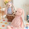 Cute Rabbit Plush Toy Soft Polyester Non Woven Lightweight Plush Animal Toys Easter Gifts for Kids