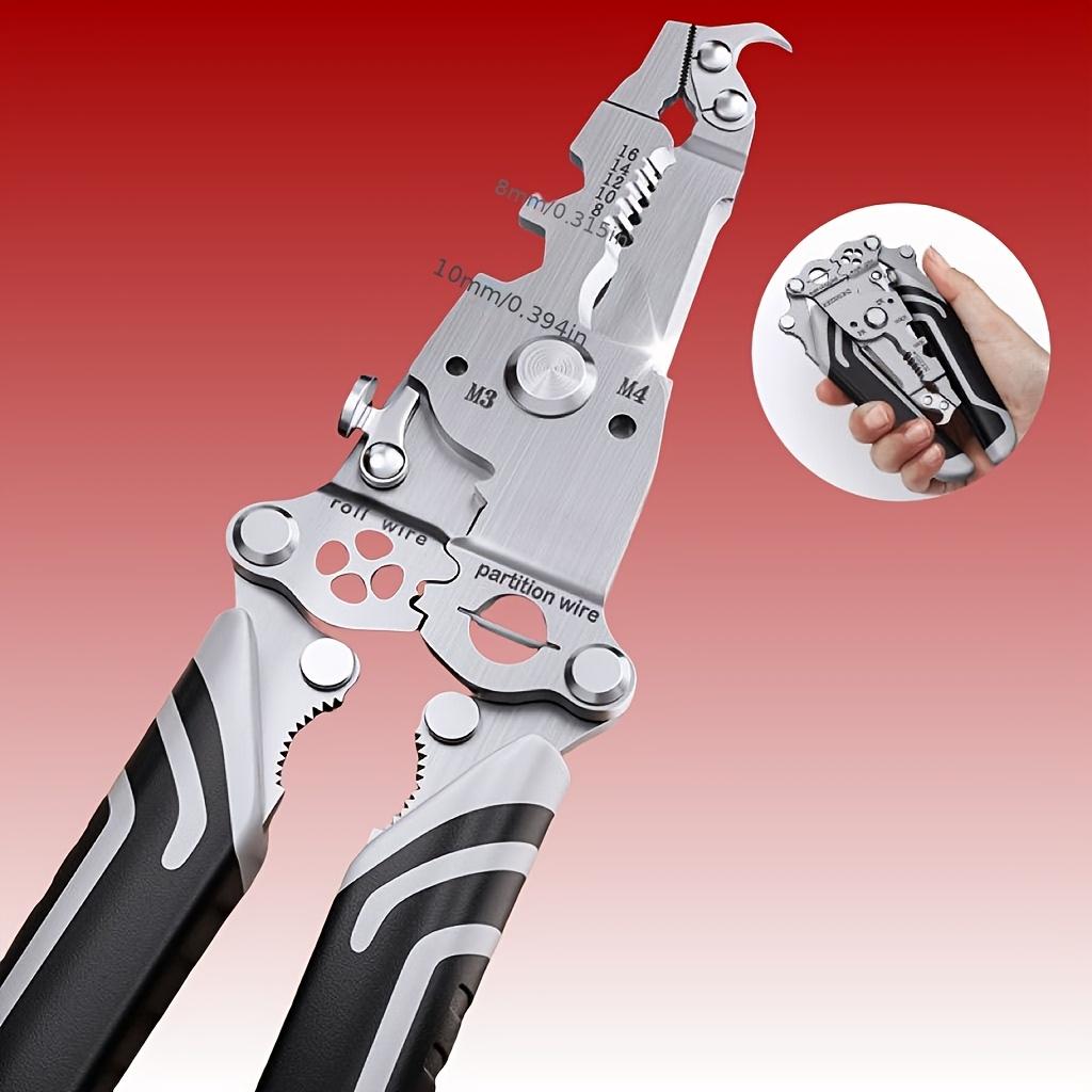 18 in 1 Foldable Wire Stripper Manual Tool Convenient Storage Design