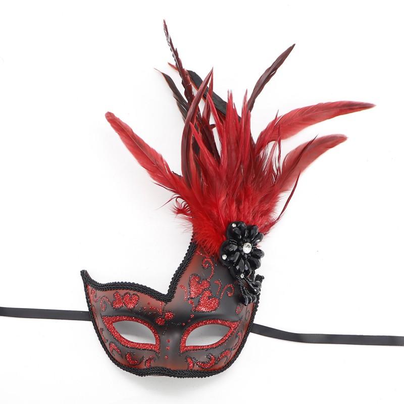 Halloween Feather Masquerade Mask Sexy Party Eye Costume Prop Carnival Princess Style