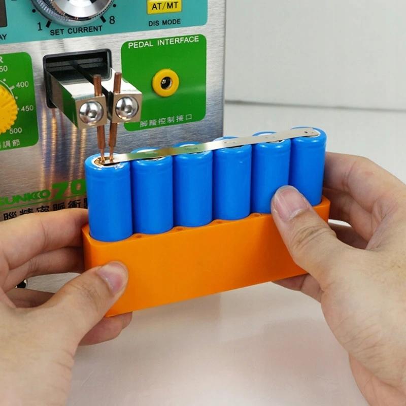 Rosfix Forma Do Zgrzewania 4 Akumulatorów 18650 – Stabilna Konstrukcja | Materiał: Bakelit | Efektywne Zgrzewanie Ogniw