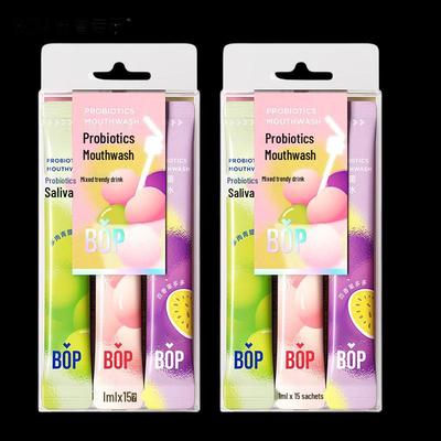 Bandes de Bain de Bouche Probiotiques Portables