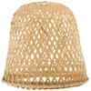 Bamboo Ceiling Lamp Shade Vintage Pendant Light Cover Soft Light Shade Decorative Hanging Lamp Cover for Home Bedroom Lampshade