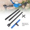 Water Meter Wrench Foldable T Handle Steel Multifunctional Water Shut Off Tool For Repairing Blue