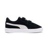 Puma 2 Straps Velcro Casual Low-Top Skate Shoes Kids Sneakers Black White 359595-01