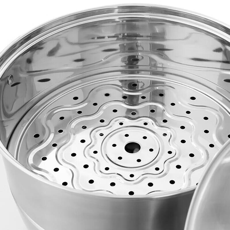 Debo 30cm 3-stöckiger Dampfgarer aus 304 Edelstahl