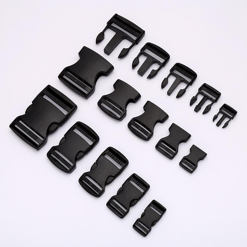 

Регульована пластикова пряжка для поясних сумок та рюкзаків, 1-5 см