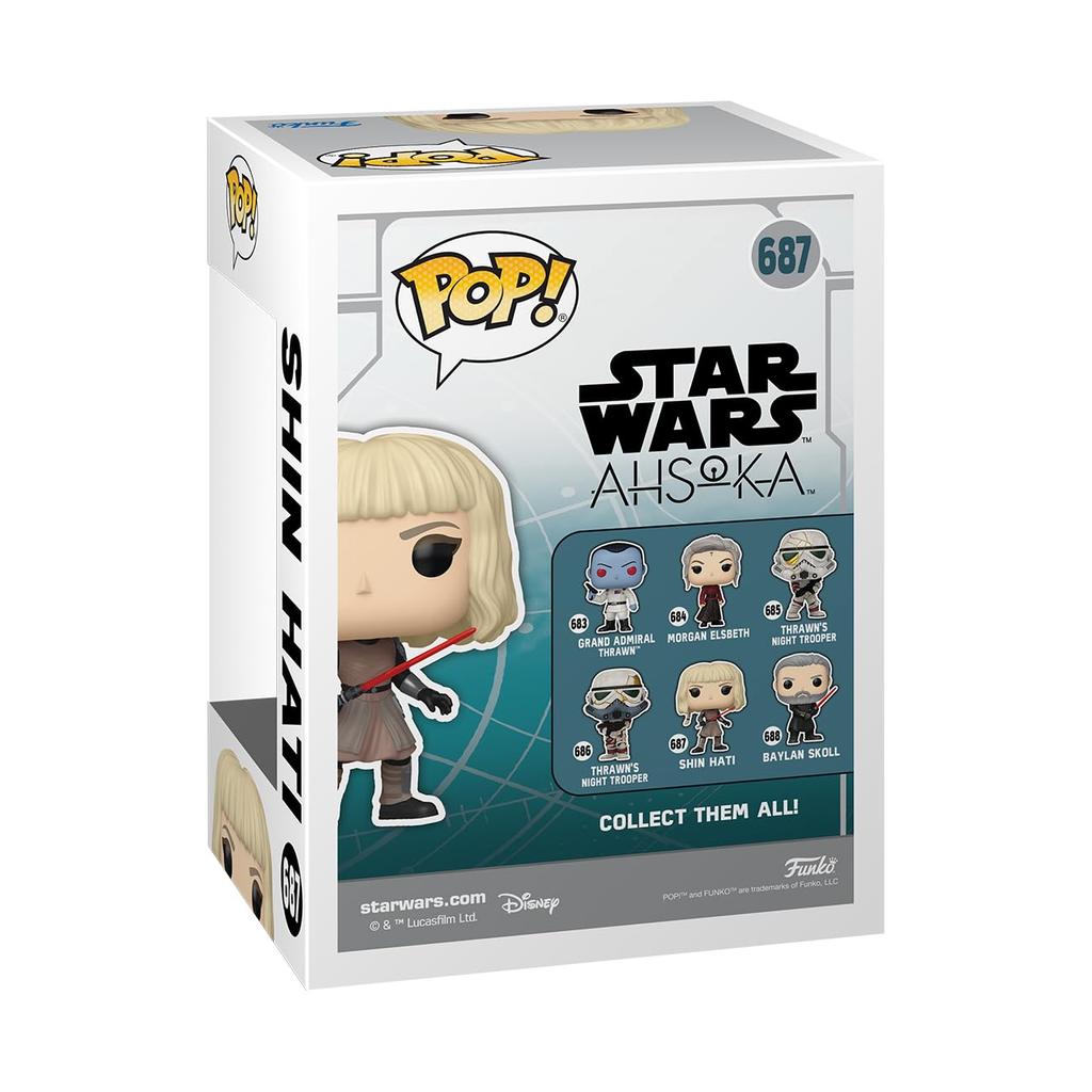 Star Wars Ahsoka Sin Hati Figure Star Wars Funko Funko POP!