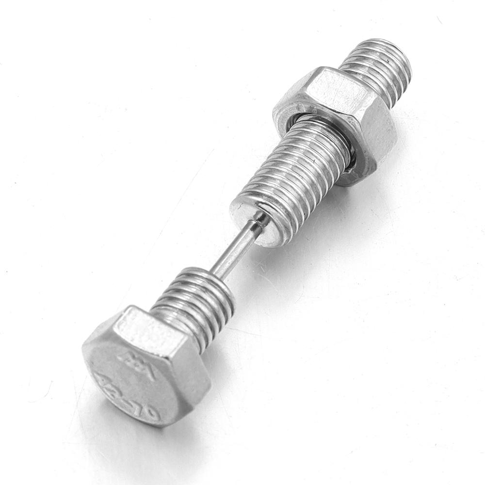 

1PC Stainless Steel Nail Screw Stud Earrings Unisex Punk Rock Piercing Earrings Jewelry Nut Screw Spike Pinch Plug Jewelry