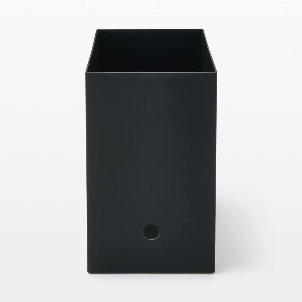 MUJI Polypropylene File Standard A4 Dark 15cm W x 32cm D x 24cm 83364694 Box, Type, Wide, Size, Gray, Approx. H,