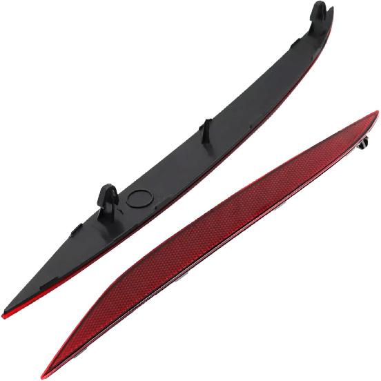 Left Rear Bumper Reflector Light 1034342-00-C Compatible with Tesla Model X 2016-2023 (1034342-00-C Left)
