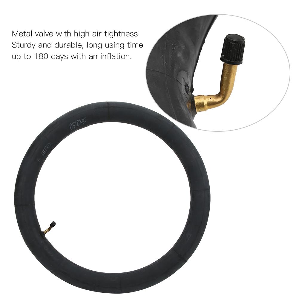 Elektrokolo s butylovou pryžovou duší s kovovým zahnutým ventilem E Bike příslušenství(18X2.50 )