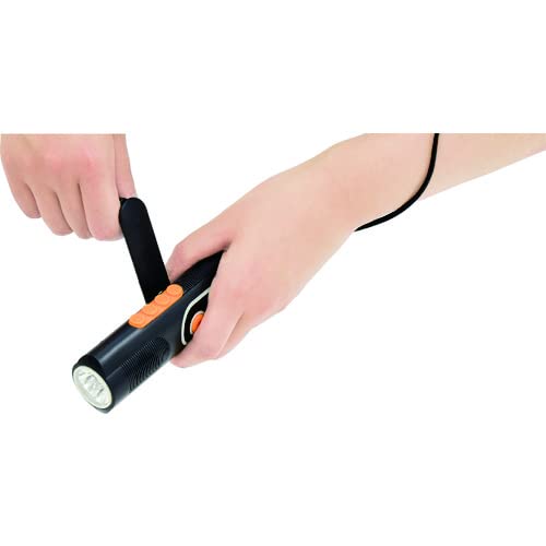 Nichido Self-Powered LED Light, Hand-Crank Charging Type, with Radio, 11140 LEH-05W-PG