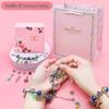 Pandora Crystal Beaded Bracelet - Large Hole Christmas Jewelry DIY Gift