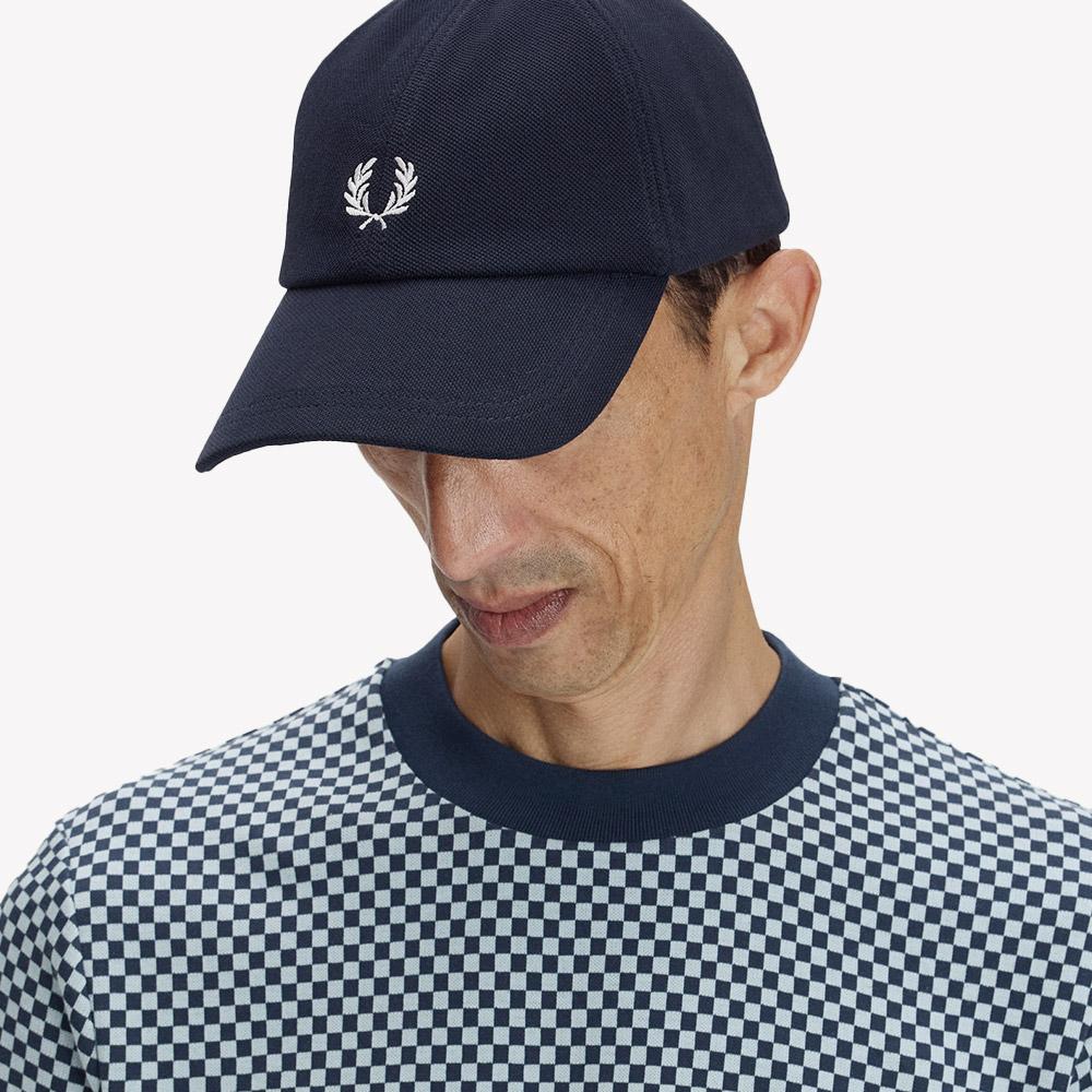 Fred Perry Pique Classic Cap - Navy/White Cfpu2612295-267
