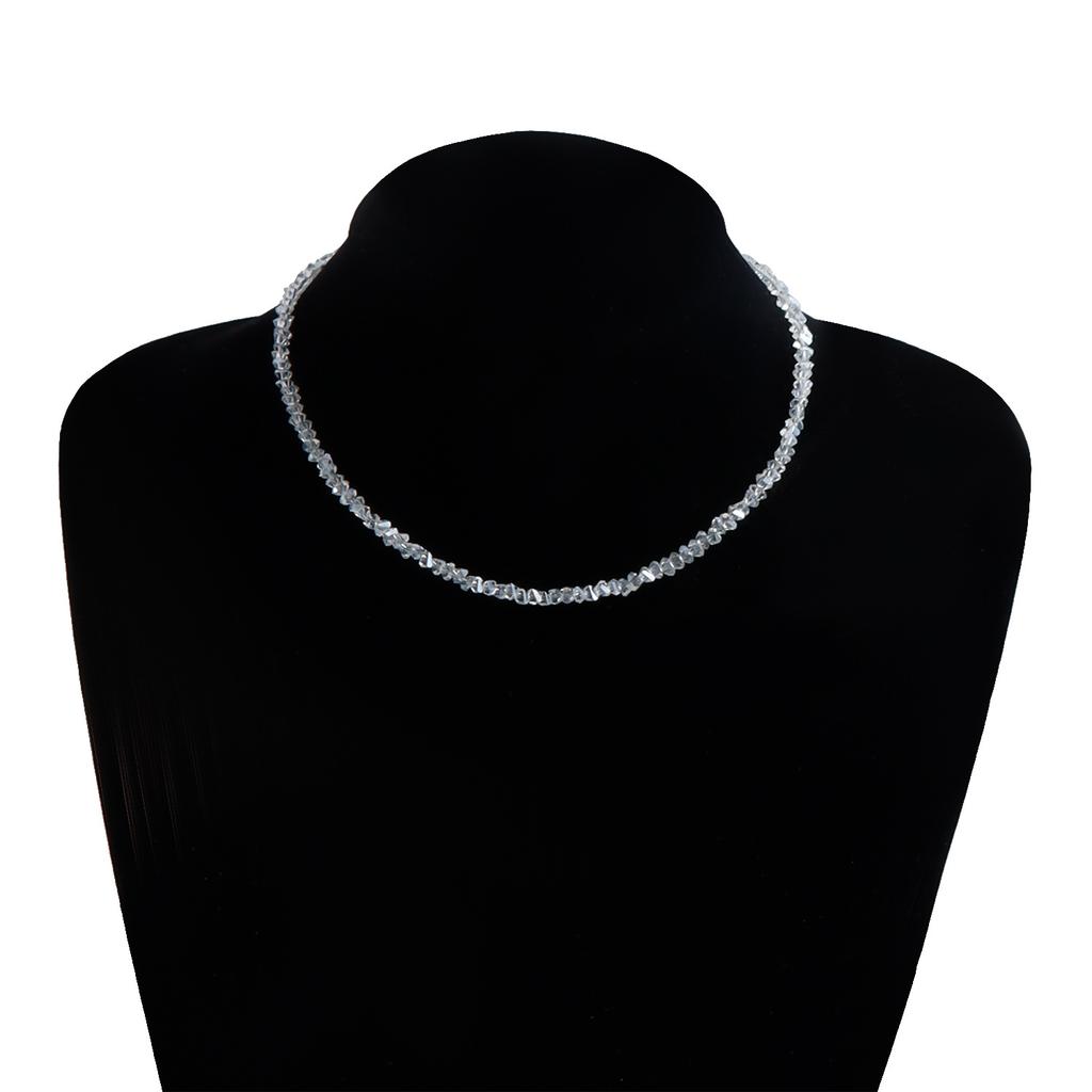 Geometric Pendant Necklace With Large And Small Squares