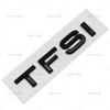 Insignia Adhesiva con Logo TFSI 3D ABS para Maletero Trasero de Coche Audi A3 A4 A5 A6 A7 A8 Q2 Q3 Q5 Q7 Q8 Accesorios de Estilismo