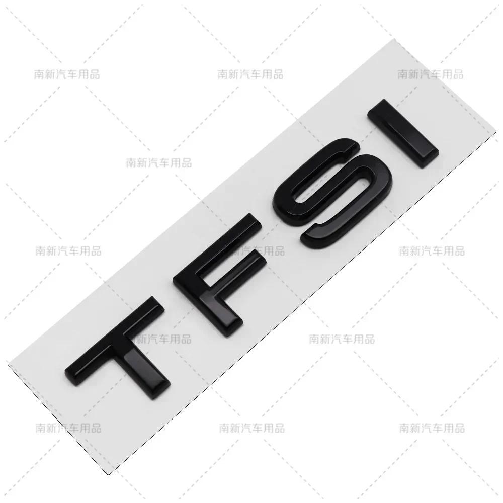 Insignia Adhesiva con Logo TFSI 3D ABS para Maletero Trasero de Coche Audi A3 A4 A5 A6 A7 A8 Q2 Q3 Q5 Q7 Q8 Accesorios de Estilismo