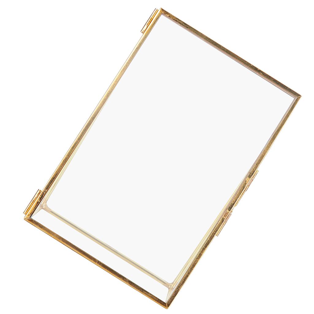 Alamă, retro, sticlă, metal, suport pentru camă foto de birou, bandă de cupru, camă foto din metal