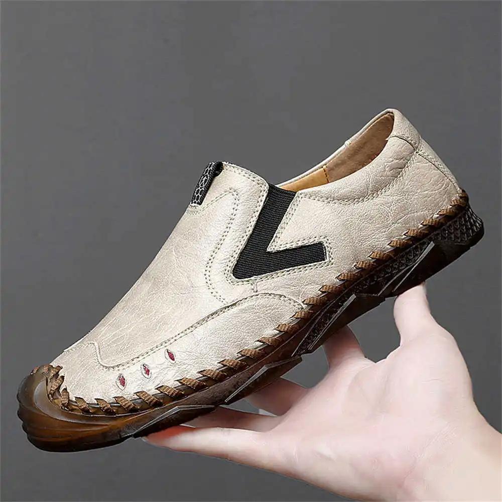 Fashion Strapless Without Laces Big Size Vulcanize Sneakers Cool Men's Fitness Shoes Sports Sneskers Special Wide Comfortable