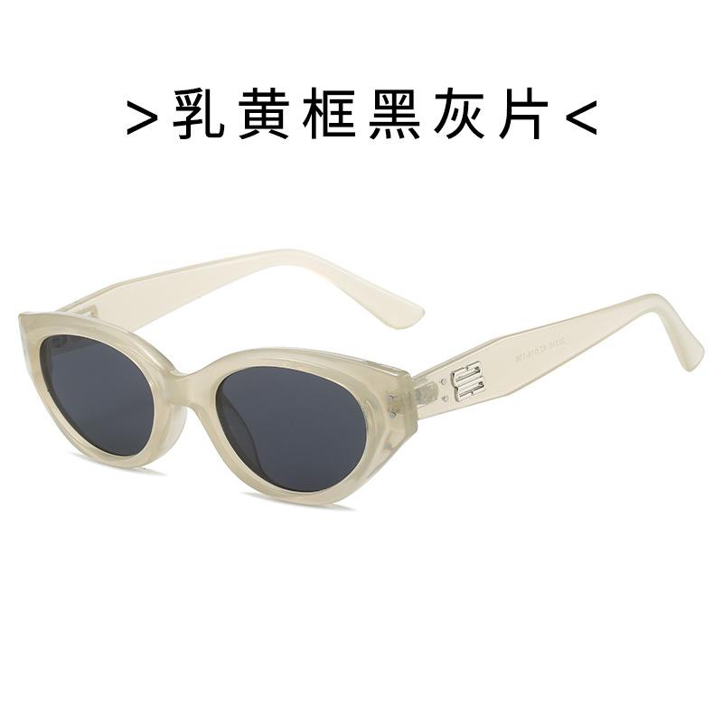 Rivets Decoration Sunglasses Women Cat Eye Shape Uv Protection Men Sun Glasses High Quality Female Sun Glass