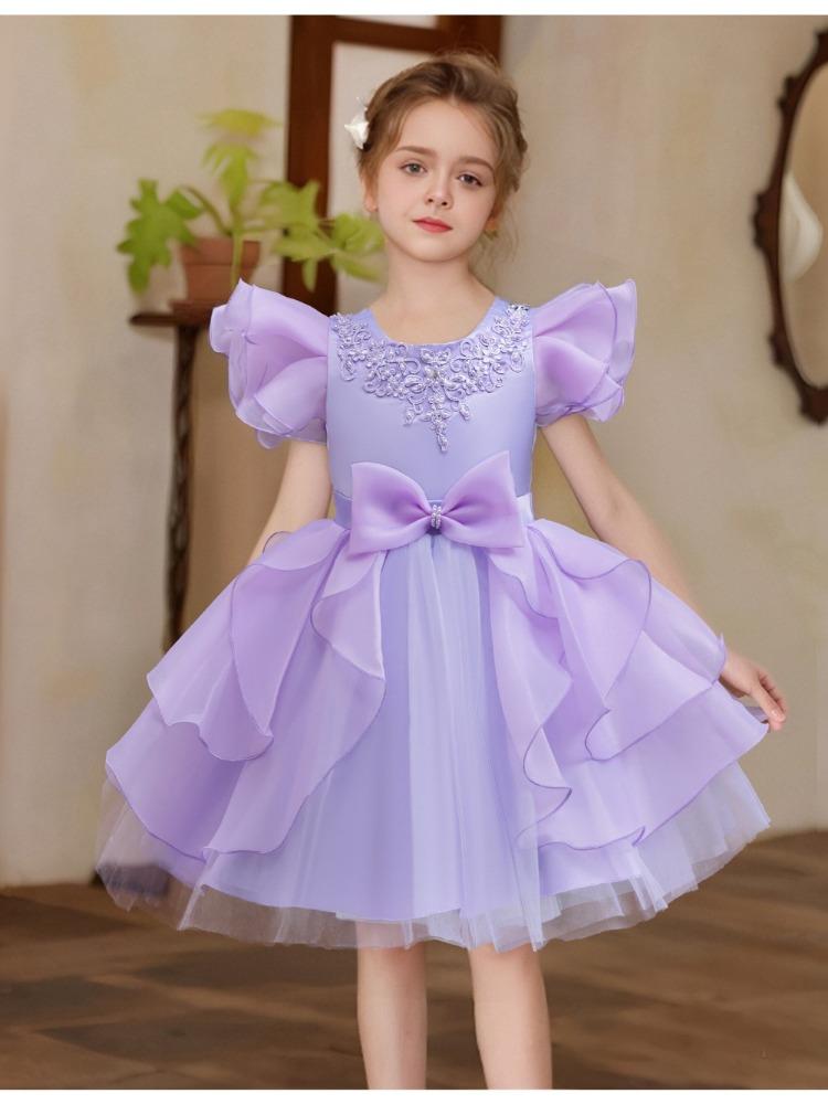 

Christmas Models Children s Dresses Fluffy Middle and Large Children s Performance Dresses Dresses 368 Children s Princess Dresses Mesh Dresses 100cm лавандовый