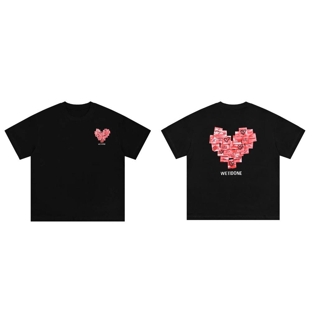 

2025 Новая летняя нишевая модная брендовая американская уличная свободная хлопковая мужская и женская футболка с коротким рукавом L