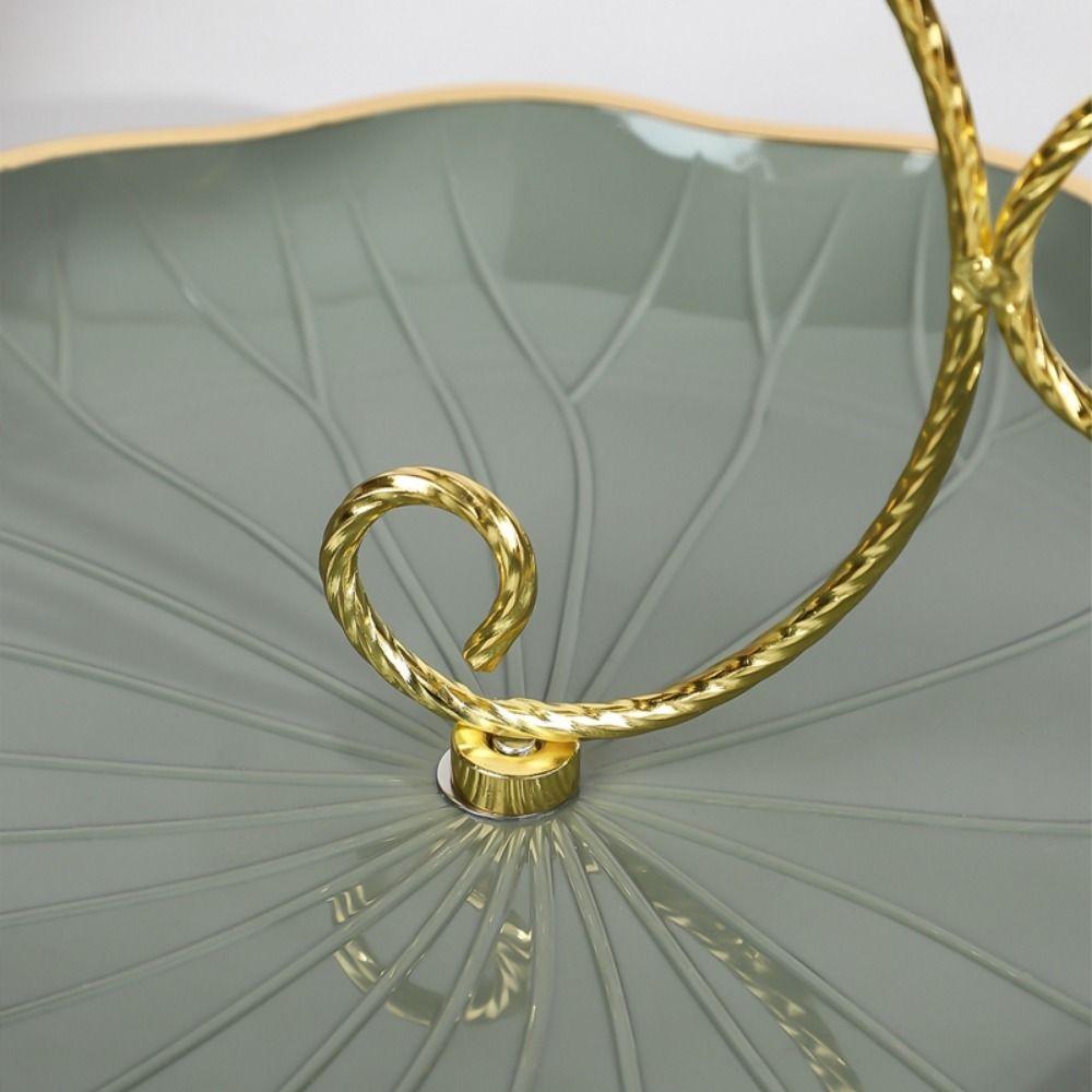 Kakefat med stor kapasitet, grenformet, stabilt, trelags fruktfat, 3-etasjers serveringsbrett, kjøkken