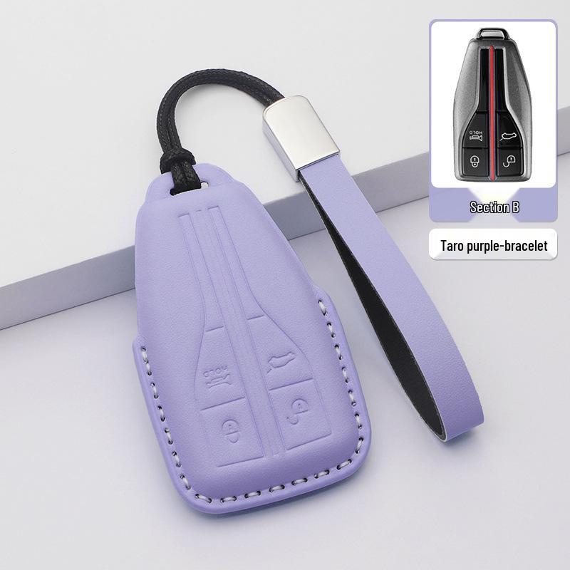 Key Cover and Buckle for Hongqi: HS5, H5, H9, HS7, H6, HS3, HQ9, and EH7 Models